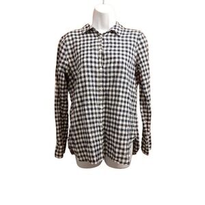 J Crew Women's Boy Plaid Button Down Shirt